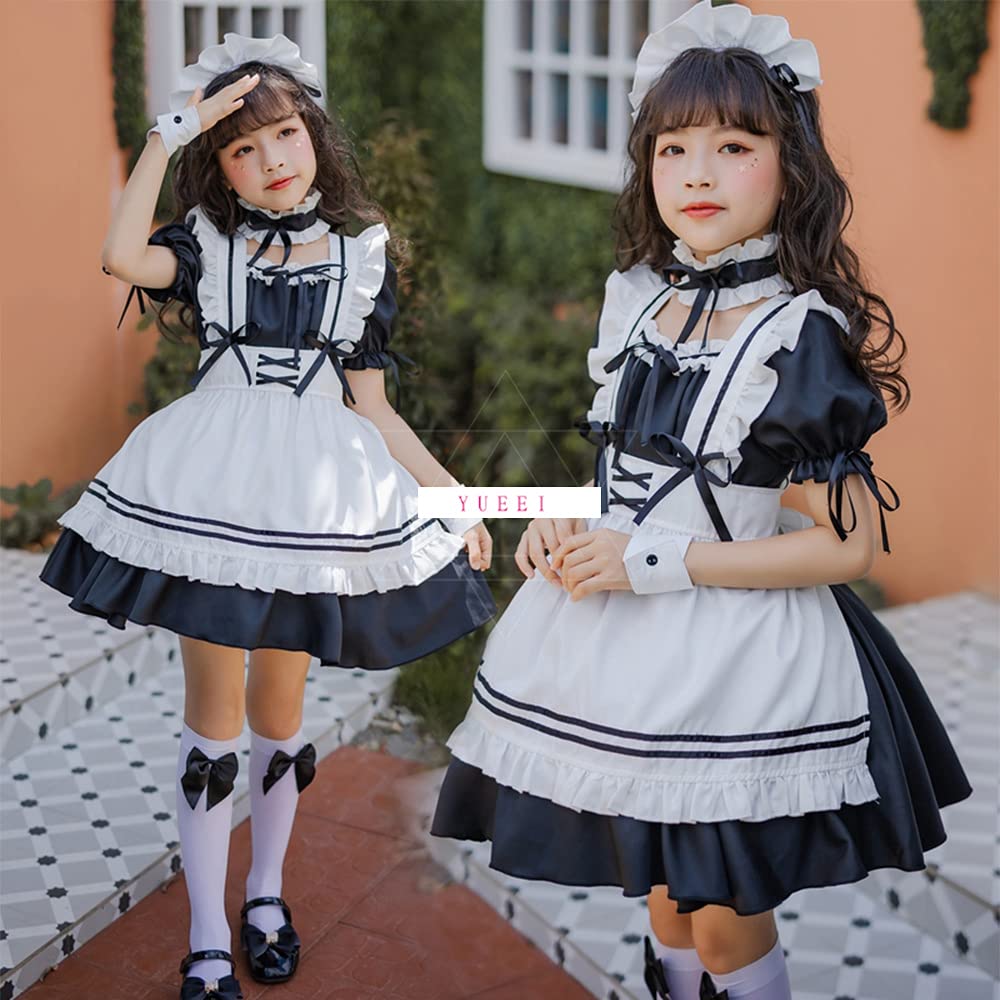 Amazon.co.jp: YUEEI メイド服 子供 ハロウィン コスプレ 仮装 女の子